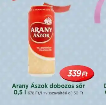 Real Arany Ászok dobozos sör ajánlat