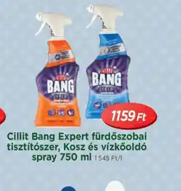 Real Cillit Bang Expert fürdőszobai tisztítszer ajánlat