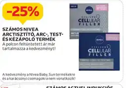 Auchan Számos Nivea arctisztít, arc-, test- és kézápol termék ajánlat