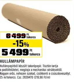 Obi Hullámpapír ajánlat