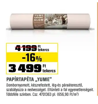 Obi Papírtapéta „yume" ajánlat