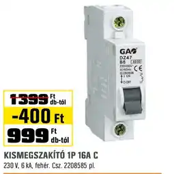 Obi Kismegszakító 1p 16a c 230 v, 6 ka ajánlat