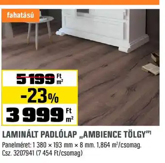 Obi Laminált padlólap „ambience tölgy" ajánlat