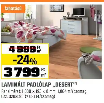 Obi Laminált padlólap „,desert" ajánlat