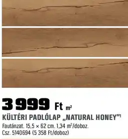 Obi Kültéri padlólap,,natural honey" ajánlat