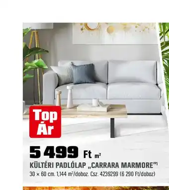 Obi Kültéri padlólap,,carrara marmore" ajánlat