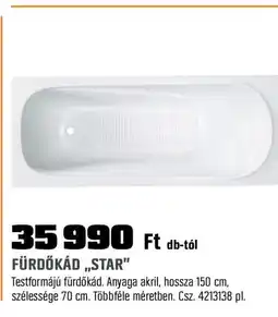 Obi Fürdőkád,,star" ajánlat