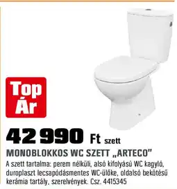 Obi Monoblokkos wc szett,,arteco" ajánlat