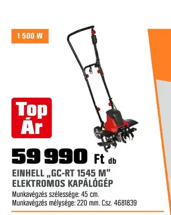 Obi Einhell,,gc-rt 1545 m" elektromos kapálógép ajánlat