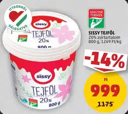 PENNY Sissy tejföl 20% ajánlat