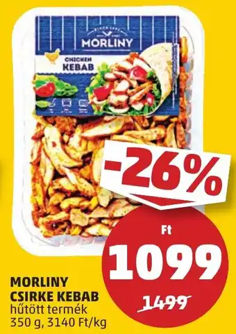 PENNY Morliny csirke kebab ajánlat