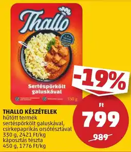 PENNY Thallo készételek ajánlat