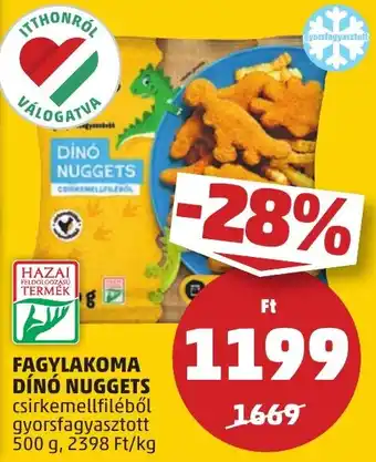 PENNY Fagylakoma dínó nuggets ajánlat