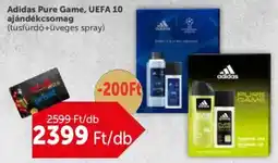 PRIVÁT Adidas Pure Game, UEFA 10 ajándékcsomag ajánlat