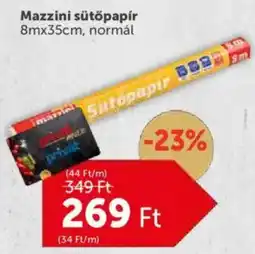 PRIVÁT Mazzini sütőpapírz ajánlat