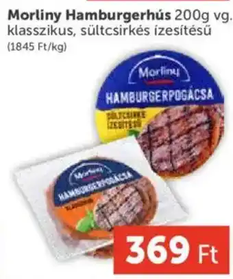 PRIVÁT Morliny Hamburgerhús ajánlat