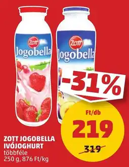 PENNY Zott Jogobella ivójoghurt ajánlat