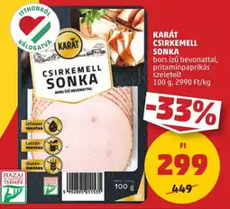 PENNY Karát csirkemell sonka ajánlat