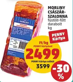 PENNY Morliny császár- szalonna ajánlat