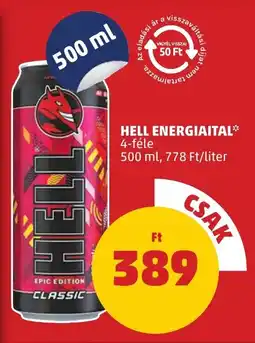 PENNY Hell energiaital ajánlat