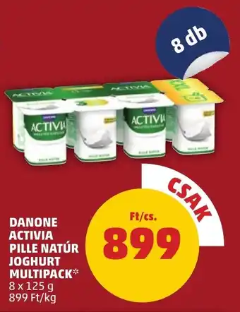 PENNY Danone Activia pille natúr joghurt multipack ajánlat