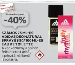 Auchan Adidas deo natural spray ajánlat