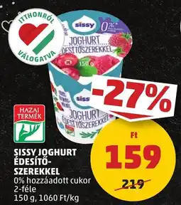 PENNY Sissy joghurt édesítőszerekkel ajánlat