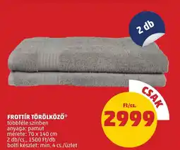 PENNY Frottír törölköző ajánlat