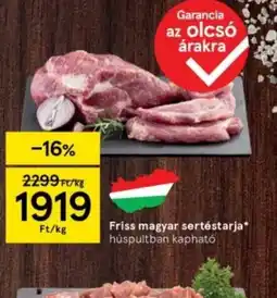 Tesco Friss magyar sertés tarja ajánlat