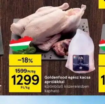 Tesco Goldenfood egész kacsa ajánlat