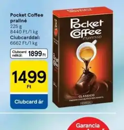 Tesco Pocket Coffee praliné ajánlat