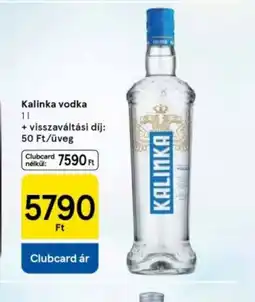 Tesco Kalinka vodka ajánlat