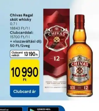 Tesco Chivas Regal skt whisky ajánlat