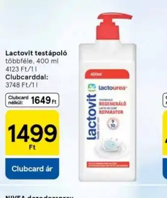 Tesco Lactovit testápol ajánlat