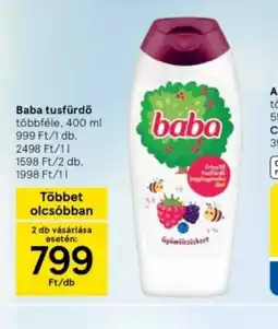 Tesco Baba tusfürdő ajánlat