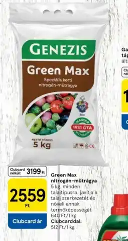 Tesco Genezis Green Max ajánlat