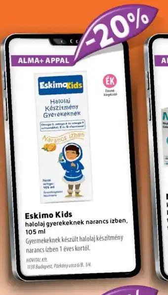 Alma Gyógyszertárak Eskimo Kids ajánlat