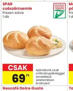 Spar Market SPAR császárzsemle ajánlat