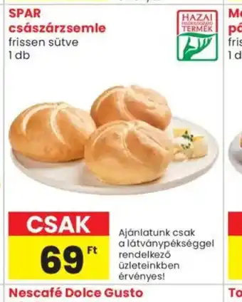 Spar Market SPAR császárzsemle ajánlat