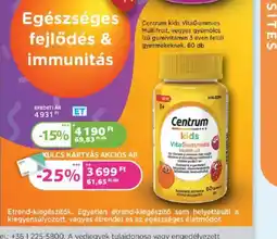 Kulcs Patika Centrum Kids Vitaminok ajánlat