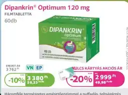 Kulcs Patika Dipankrin Optimum 120 mg ajánlat