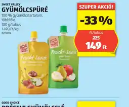 ALDI Sweet Valley Gyümölcspüré ajánlat