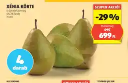 ALDI Xénia Körte ajánlat