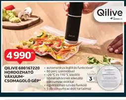 Auchan Qilive 600167220 Hordozhat Vákum-csomagol gép ajánlat