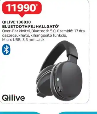 Auchan Qilive 136030 Bluetooth Fejhallgat ajánlat