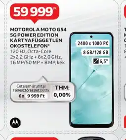 Auchan Motorola Moto G54 5G Power Edition ajánlat