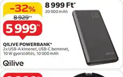 Auchan Qilive Powerbank ajánlat