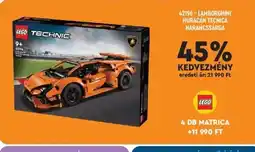 Auchan LEGO Technic Lamborghini Huracán Tecnica ajánlat