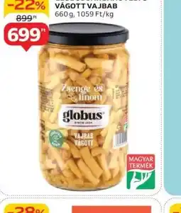 Auchan Globus Sárgahüvelyű Vágott Vajbab ajánlat