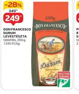 Auchan Don Francesco Durum Levestészta ajánlat